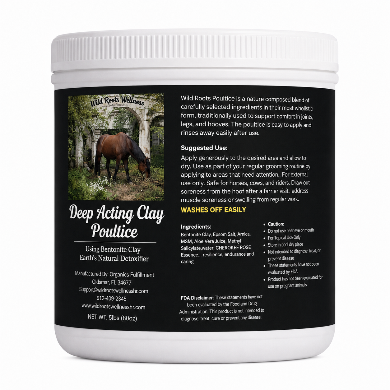 Deep Acting Clay Poultice – Natural Relief & Skin Care